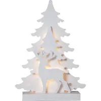 Star Trading LED Lichtszene Grandy Weihnachtsbaum in Weiß 0,45W