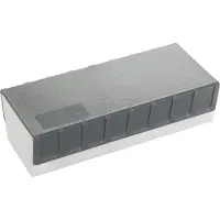 Edding Tafelwischer e-BMA 2, mit Magnetstreifen, nachbestückbar, L 165 x B 75 x H 47 mm, weiß-anthrazit