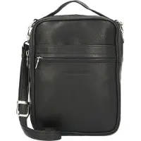 Harold's Leder Umhängetasche Country Messengerbag Black schwarz