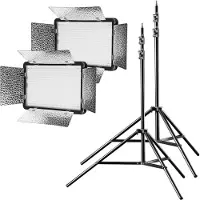 Walimex pro pro LED Versalight 500 Bi Color 2er Set 2x Leuchte 2x