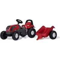 Rolly Toys Kid Valtra Trettraktor mit Anhänger, Maße: 134x47x52 cm; 01 252 7