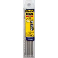 Irwin 10502271, Bohrer, Bohrerbit-Set, 4 mm, 75 mm, Kunststoff, Weiches Metall, Holz, 4,3 cm