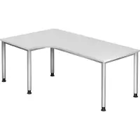Hjh OFFICE PRO HILO 82 S - Weiß 200 x 120 höhenverstellbar