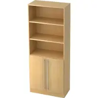 Hjh OFFICE PRO SIGNA G 7700 RE - Ahorn 5 OH Schrank Relinggriff Kunststoff