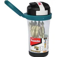 Makita Komplex 10 vnt. Doppel-Schlagbits 1/4" Philips PH2/65mm, IMPACT GOLD (B-52912) + Magnetisierer
