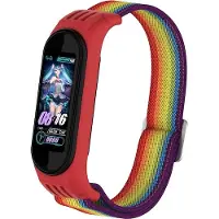Cover-Discount Xiaomi Mi Band - Nylon Armband Regenbogen