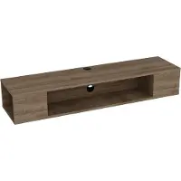 Skye Decor , Peti - Walnut, Fernsehtisch, Nussbaum, 100 % MELAMINBESCHICHTETE SPANPLATTEN, 135 x 35,2 x 23 cm