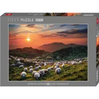 Heye Puzzle Sheep and Volcanoes, 1000 Teile, 1000 Stück(e), Kunst
