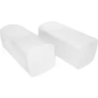 Schäfer Shop Papierhandtücher Zick-Zack-Falzung, 1-lagig, L 250 x B 230 mm, reißfest, 5000 Blatt, weiß