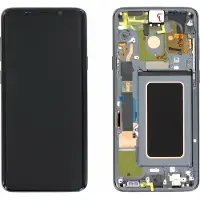 Samsung LCD + Touch für G965F, G965FD Galaxy S9+, S9+ Duos - titanium grey