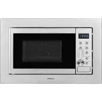 Exquisit Einbau-Mikrowelle EMW20-DG-020 inox | Grill | max. 1000 W | Garraum 20 l | Edelstahl Front