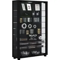 Hioshop Sammel Stand Vitrine Holz Glas Lumo Mini