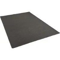 Bentzon Teppich Flachgewebe Anthrazit, Größe:133x133 cm