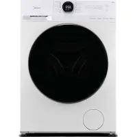 Midea MF200W100WB-14A Waschmaschine, 10 kg, 1400 U/min, Quiet Inverter Motor, Steam Care, Nachlegefunktion, App-Steuerung, AquaStop, 59,5 cm, Weiß – Energieeffizienzklasse A