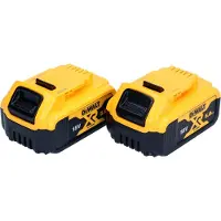 DeWalt DCB 184 P2 Akku Set 2x 18 V 5,0 Ah / 5000 mAh Li-Ion XR