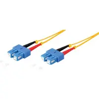 S-Conn Duplex Patchkabel SC/SC 9/125µ, OS1/OS2 gelb 3,0m