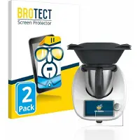 BROTECT 2x Für Vorwerk Thermomix TM6 Schutzfolie Displayschutz Display Schutz Folie Klar Transparent