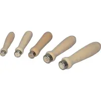 BLU Feilenheft Feilengriff Holz Länge 160 mm für Feilen Buche lackiert