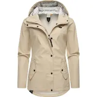 Ragwear Regenjacke "YM-Marge" mit Kapuze stylische Übergangsjacke mit großer Kapuze