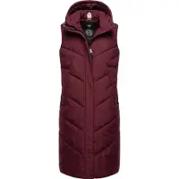 Ragwear Steppweste "Steppweste Suminka Vest", Damen, Gr. 3XL, rot (wine rot), Obermaterial: 100% Polyester PES. Futter: 100% Polyester PES. 100% Polyester PES., Westen Steppweste