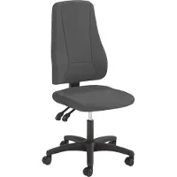 Prosedia Bürostuhl YOUNICO PLUS 3, Permanentkontakt, ohne Armlehnen, hohe 3D-Rückenlehne, anthrazit
