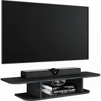 Vicco Tv-Schrank Lorio Schwarz Beton 105 x 18.2 cm offene Fächer, Model 49520