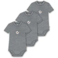 Normani 3er Set Baby Merino Kurzarmbody „Tihoi" - 9315