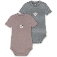 Normani 2er Set Baby Merino Kurzarmbody „Tihoi" - 9321