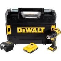 DeWalt DCD 708 D1T Akku Bohrschrauber 18 V 65 Nm Brushless + 1x Akku 2,0 Ah + Ladegerät + TSTAK