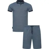 Ragwear Poloshirt "Set Porpi" 2 Stk. Modisches Herren Set aus Hemd und kurzer Hose