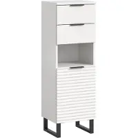 Xonox Badezimmreschrank | Standschrank Riff | weiß