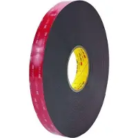 3M VHB Klebeband, schwarz, BreitexLänge: 19X33 mmxm, Stärke 1,6 mm
