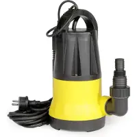 Wiltec Tauchpumpe mit Sensor 400 W, Tiefbrunnenpumpe mit 2 Modi, leistungsstarke Wasserpumpe 7300 l/h, Brunnenpumpe 7,5 m Förderhöhe & 7 m Tiefe