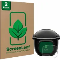 ScreenLeaf 2x Schutzfolie für Moulinex Cookeo Touch nachhaltiger Displayschutz Display Schutz Folie Klar Transparent