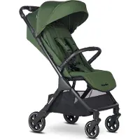 Easywalker Jackey² Buggy, Für Kinder von 0-22 kg, Leichtgewicht, Automatisch faltbar, Einzigartiges Zubehörsystem, Inklusive Regenschutz, Autositz kompatibel - Tiefgrün