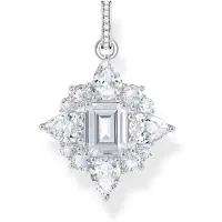 Thomas Sabo PE963-051-14 Kettenanhänger mit Weißen Steinen Silber