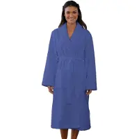 Plantier Bademantel in blau | Gr.: 36-38