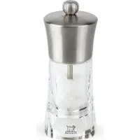Peugeot Ouessant, Salzmühle, Transparent, Acryl, Edelstahl, Edelstahl, Salz, 140 mm