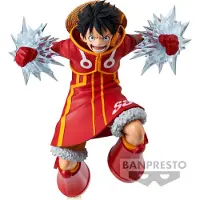 Banpresto One Piece Monkey D Luffy Schlachtplatte Figur 14cm