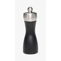 Peugeot Salzmühle FIDJI 15cm Schwarz Edelstahl Buchenholz Stahlmahlwerk