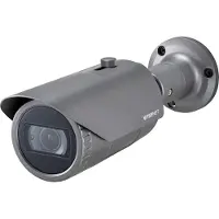 Hanwha QNO-6082R, IP-Sicherheitskamera, Draußen, Kabelgebunden, Decke/Wand, Grau, Patrone (Form)