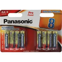 Panasonic AA Mignon Pro Power 1,5V Batterie 8er Blister