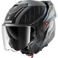 Shark Oxo Rydger Mat Anthrazit Blau Schwarz ABK Größe L