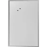 Herlitz Whiteboard Holzrahmen silber