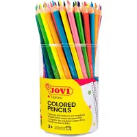 Jovi Buntstifte Woodless VE=84 Stück farbig sortiert Runddose