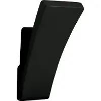 Estamp Mantelhaken Prokion Breite 25 mm, Höhe 56 mm, ZN schwarz matt