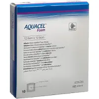 ConvaTec Aquacel Foam adhäsiv 12,5x12,5 cm Verband 10 St