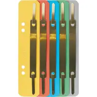 Leitz Heftstreifen, 35 x 158 mm, Colorspankarton, sortiert 320 g-qm, Lochung: 60-80 mm, zum Abheften