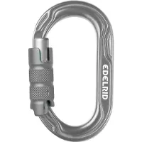 Edelrid - Kiwi Triple - Verschlusskarabiner Gr One Size grau