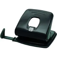 SAX Locher 418 30 Blatt mit Anschlagschiene (Schwarz)